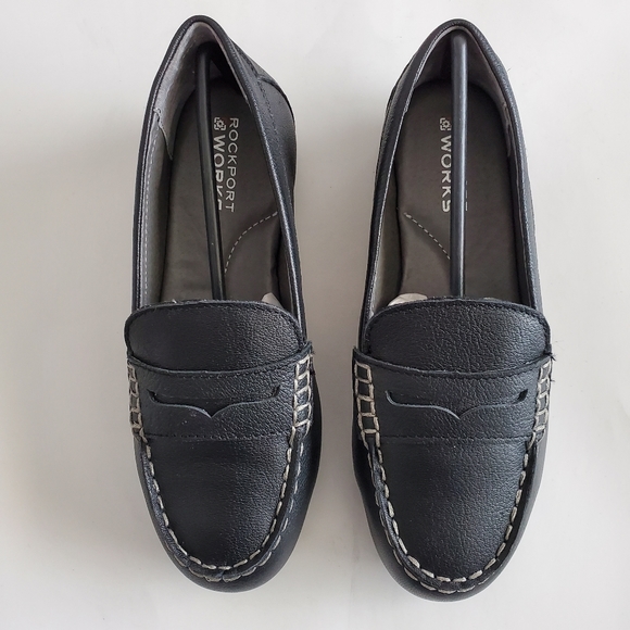 Rockport Women's Top Shore Work Shoe, Black, 6 - Picture 4 of 9